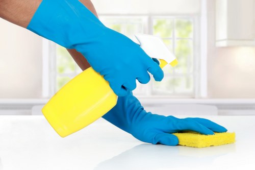 After builders cleaning in Kingston upon Thames for a renovated home