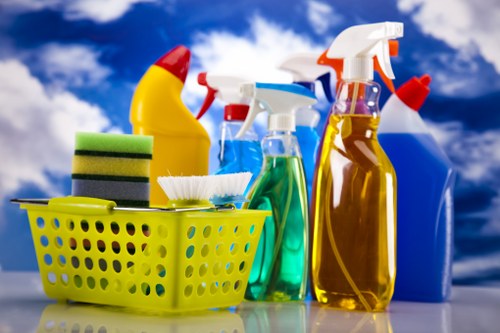 Professional turnover cleaning service for a guest accommodation kitchen
