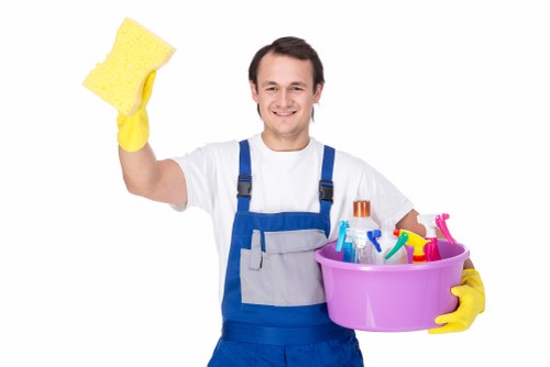 Domestic cleaner working in a Kingston upon Thames family home