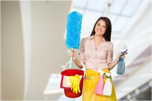 Commercial office cleaning tasks in a Kingston workplace