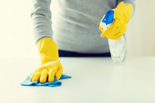 Cleaner Kingston upon Thames team introducing their local cleaning service