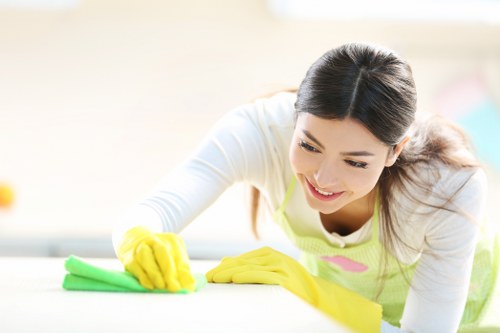 Deep cleaning service for an armchair with fabric care in Kingston upon Thames