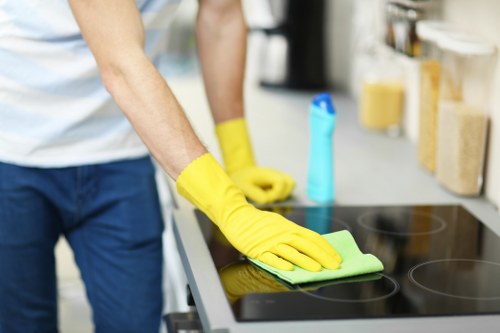 Cleaning a shared office space near Kingston upon Thames town centre